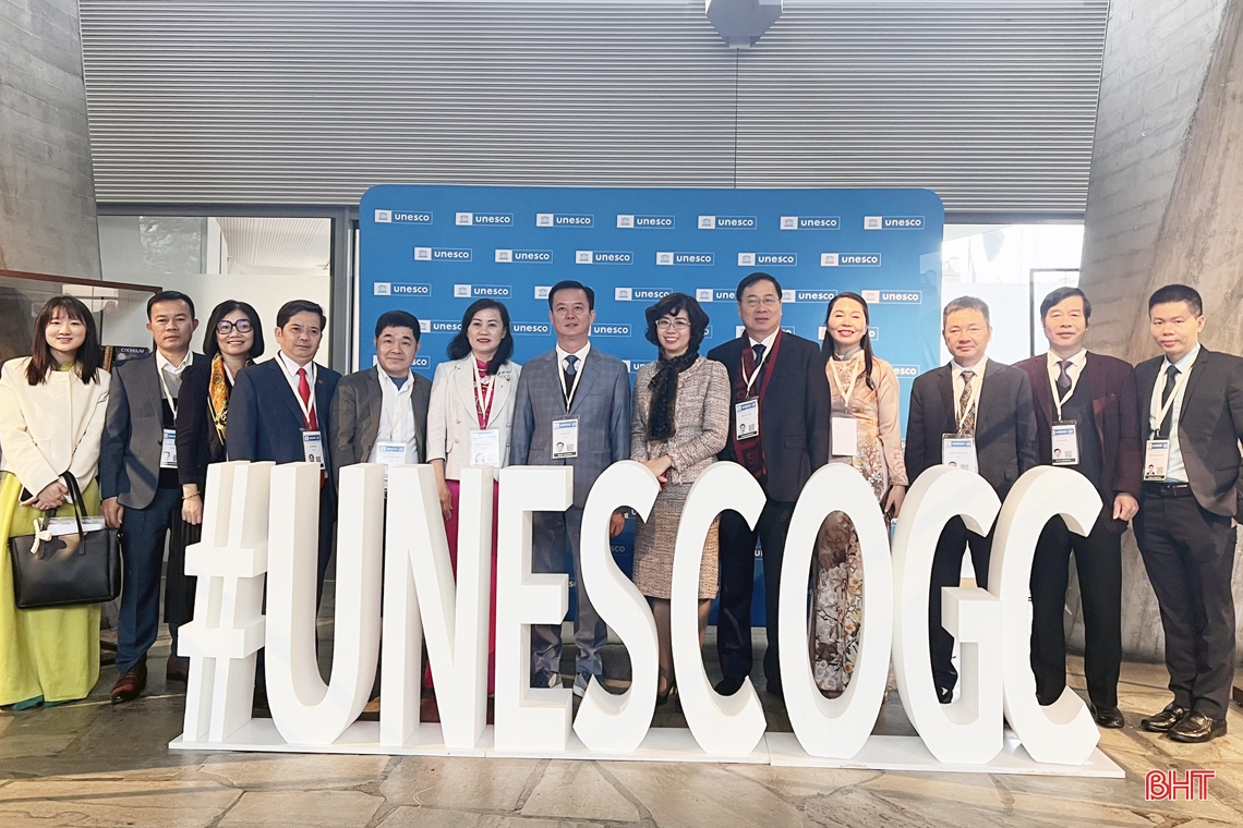 Đoàn đại biểu Hà Tĩnh tham dự phiên họp Đại hội đồng UNESCO lần thứ 42